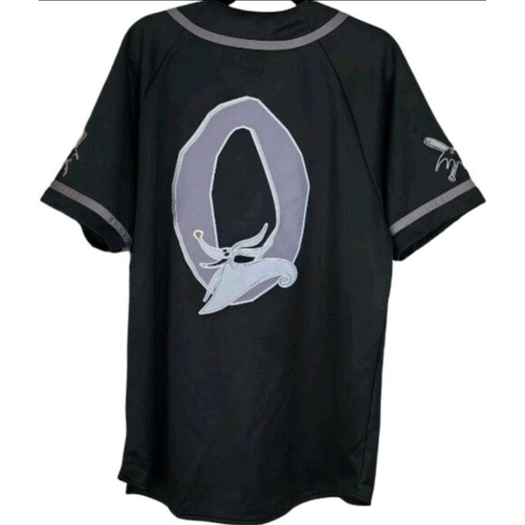 Vintage Disney Nightmare Before Christmas Baseball Jersey Jack Skellington - L - Picture 2 of 8